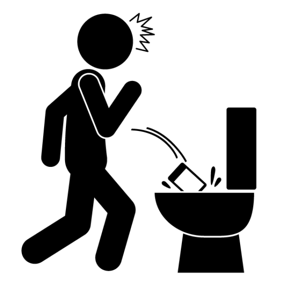 【稲城市】トイレにスマホを落としたトイレ詰まりの対処法と業者修理 多摩水道修理サービス
