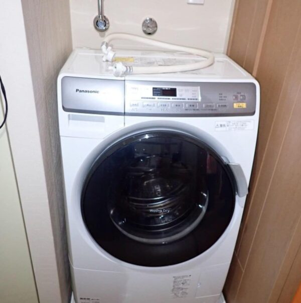 かさ上げ後の洗濯機